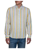 San Micaele Linen Stripe Lemon Multi