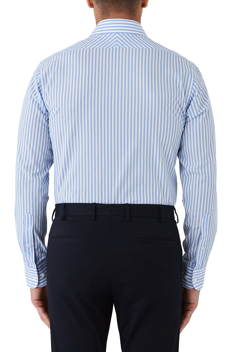 Carlton Blue Stripe L/S