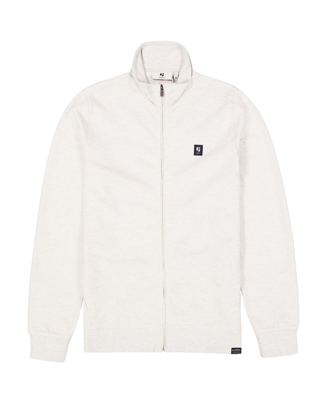 Zip-Up Cream Cardigan Z1103-1855