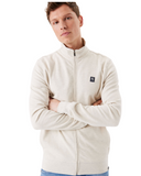 Zip-Up Cream Cardigan Z1103-1855