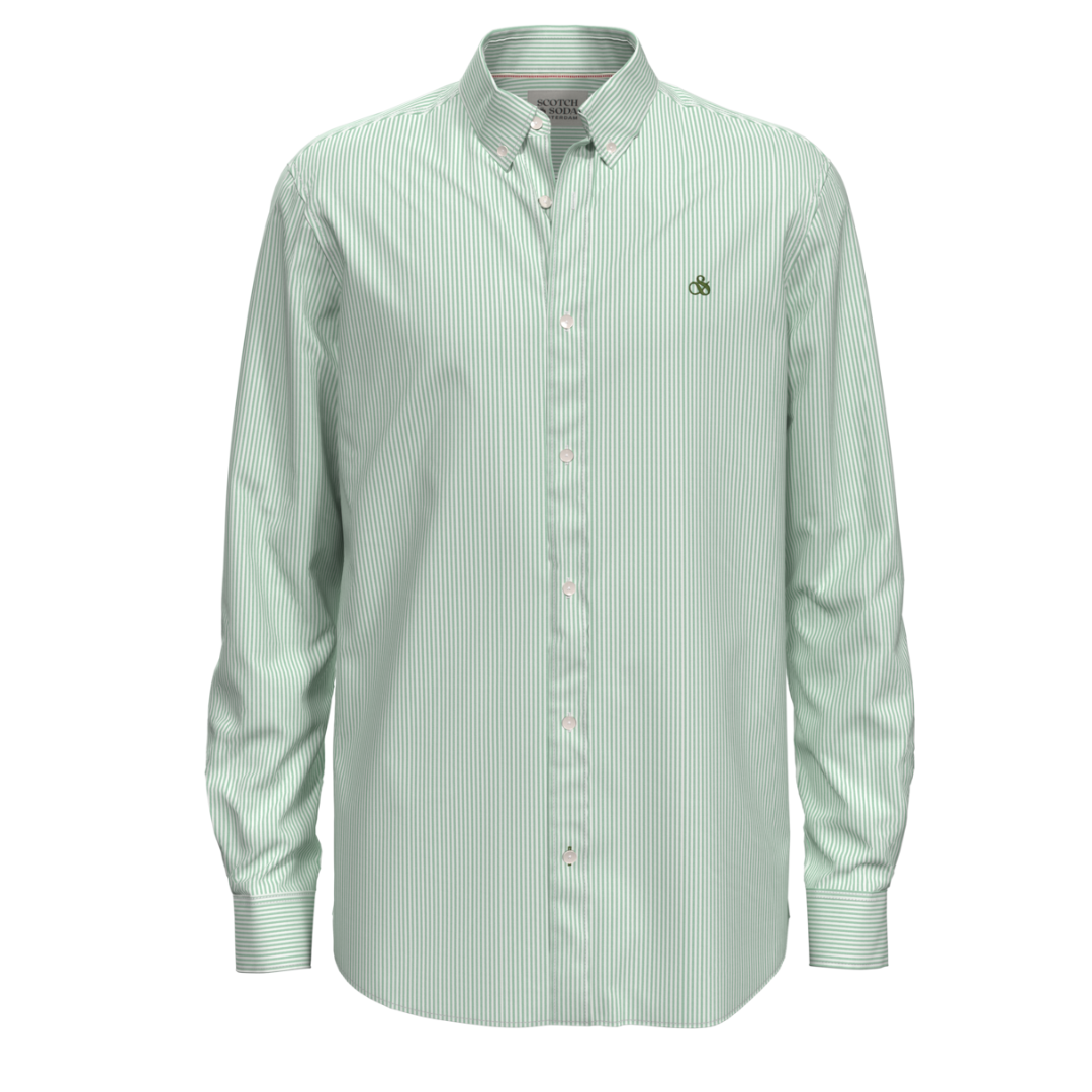 Essential Oxford Stripe L/S