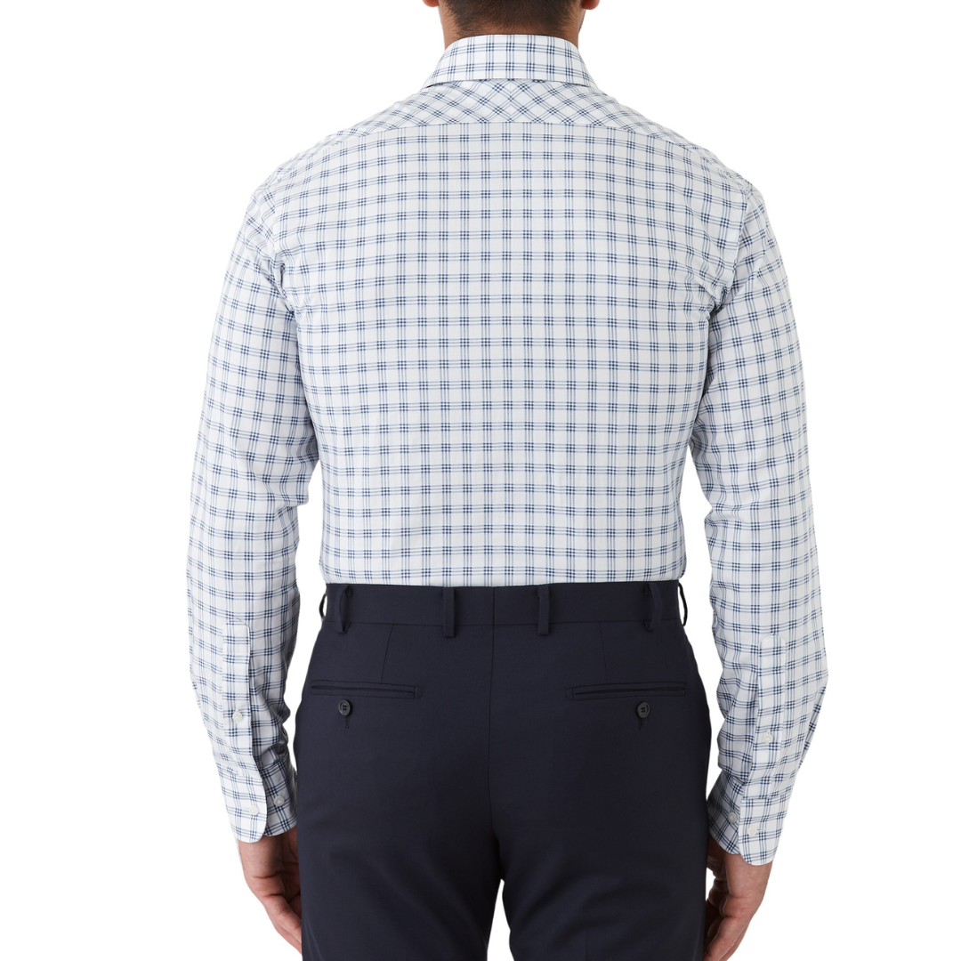 Carlton Blue and White Shirt