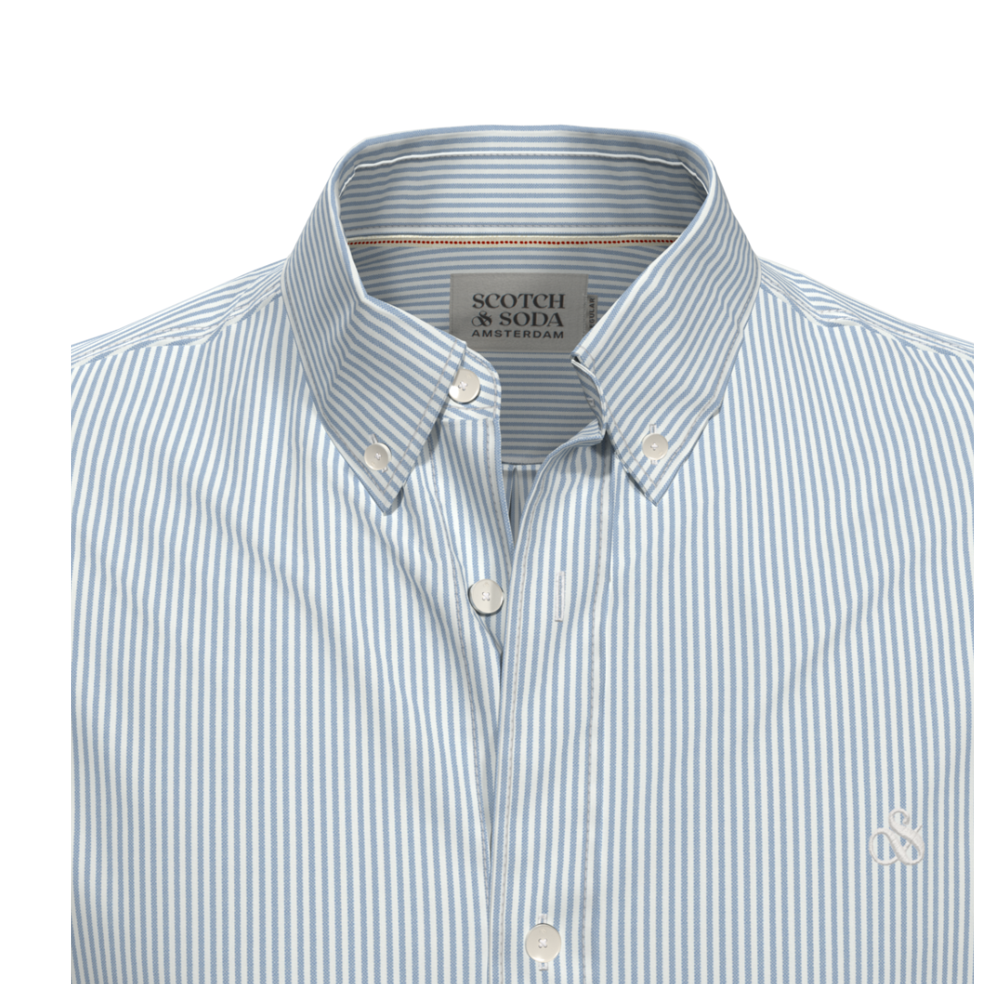 Essential Oxford Stripe L/S