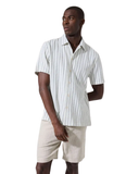SS Shirt Antique White Stripe