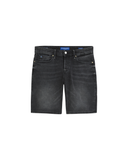 Ralston Regular Slim Fit Black Jeans Shorts