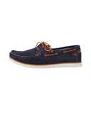 Brighton Navy Suede Boat Shoe
