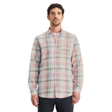 Yarn Dye Check Roll Up Shirt - Green