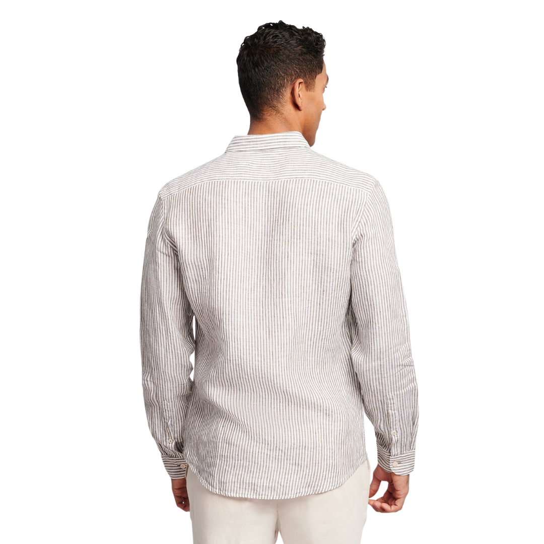 BFS1043 Linen Mocha Shirt