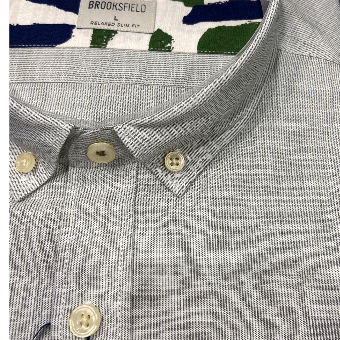 Brooksfield Casual Cotton L/S Shirt
