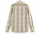 Basket Weave Gradient Stripe Shirt