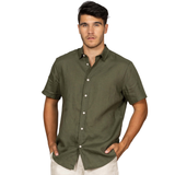 Men's Short Sleeve Linen Shirt - Noble Wilde